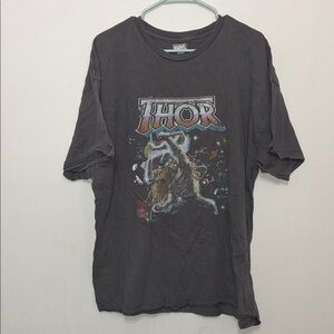 Marvel Thor Vintage T-Shirt – Grey, Unisex XL